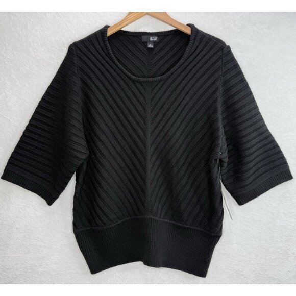 ANA A New Approach Women's Short Sleeve Sweater NWT Size XL - Picture 1 of 8